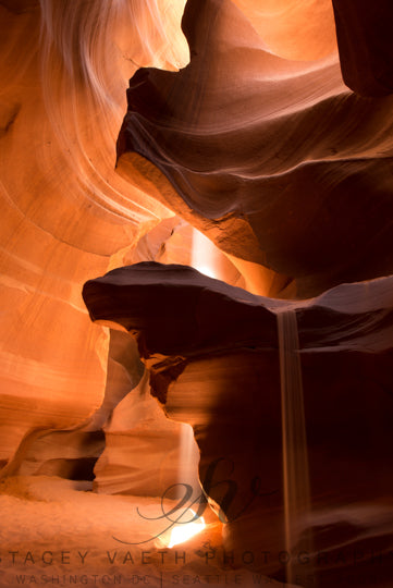 Falling Sands in Antelope Canyon